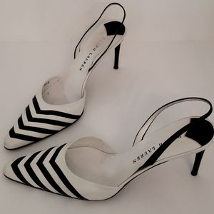 SALE PRICED! Ralph Lauren Lux Black Label Sling Back Heels
